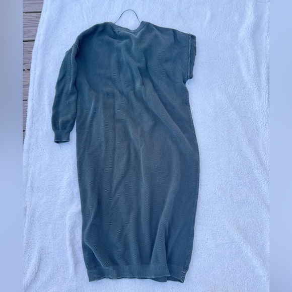 Free People Hailee Sweater Dress Forest Green Size Large - Picture 3 of 3